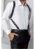 Sırt Detaylı Şık Erkek Harness Kemer