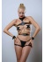 Deri Harness Takım Clubwear Dancewear