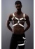 Reflektörlü Karanlıkta Yansıyan Göğüs Ve Bacak Harness