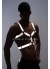 Erkek Göğüs Harness Reflektörlü Karanlıkta Yansıyan Göğüs Harness