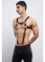 Erkek Göğüs Harness Erkek Deri Pantolon Askısı Erkek Clubwear