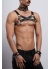 Gay Fantazi Giyim Erkek Partywear Tecnowear Erkek Göğüs Harness