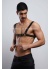 Erkek Gömlek Kemeri Zincirli Göğüs Harness Partywear Clubwear