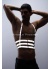 Reflektörlü Karanlıkta Parlayan Erkek Göğüs Harness Parti Aksesuar Clubwear