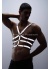 Reflektörlü Erkek Göğüs Harness T Shirt Üzeri
