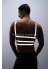 Karanlıkta Parlayan Reflektörlü Erkek Göğüs Harness T Shirt Üzeri Harness