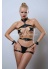 Deri Harness Takım Clubwear Dancewear