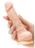 Damarlı Testisli Vantuzlu Anal Dildo