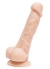 Damarlı Testisli Vantuzlu Anal Dildo