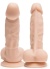 Damarlı Testisli Vantuzlu Anal Dildo