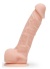Damarlı 22 Cm Testisli Vantuzlu Dildo