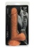 Damarlı 22 Cm Testisli Vantuzlu Dildo