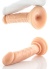 13 Cm Damarlı Vantuzlu Dildo