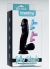Jel Dokulu Eğik Dildo 17.5 Cm