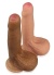 Gerçekçi Yumuşak Sünnetsiz Dildo