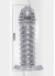 Kabartmalı Güçlü Uyarıcı Dildo Uzatmalı Penis Kılıfı