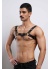 Erkek Bulldog Harness Deri Göğüs Aksesuar