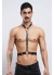Deri Boyundan Askılı Harness Clubwear Leather Partywear