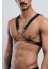 Halka Detaylı X Göğüs Harness Gömlek Kemeri T Shirt Kemer