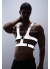 Reflektörlü Sert Göğüs Gay Harness Aksesuar