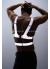 Reflektörlü Sert Göğüs Gay Harness Aksesuar