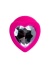 Censan Diamond Heart Anal Plug Pembe 8 cm