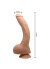 26 Cm Titreşimli Realistik Damarlı Vantuzlu G-Spot Dildo Penis