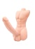 Yarım erkek Vücut Kendinden Kayganlaştırıcılı 19 cm Kıkırdaklı Penis