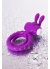 Jos Good Bunny Titreşimli Mor Penis Halkası