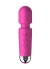 Censan Mini Wand Massager Şarjlı Vibratör - Pembe