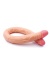 Censan Ten Rengi 55 cm Çift Taraflı Dildo Model No:1034