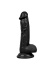 Censan 19CM Gerçekçi Siyah Dildo Yapay Penis