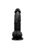 Censan 19CM Gerçekçi Siyah Dildo Yapay Penis