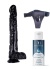 Censan Belden Bağlamalı Kayganlaştırıcı Set Noctis 42cm Siyah Dildo No:44
