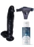 Censan Belden Bağlamalı Kayganlaştırıcı Set Noctis 32cm Siyah Dildo No:23