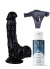 Censan Belden Bağlamalı Kayganlaştırıcı Set Noctis 18cm Siyah Dildo No:5