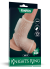 Censan Vibrating Drip Knights Ring with Scrotum Sleeve (Beyaz)