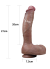 Censan 10.5 İnç Dual layered Platinum Silicone Cock