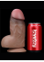 Censan 7.0 İnç Dual Layered Platinum Silicone Cock