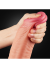 Censan 12 İnç Dual Layered Platinum Silicone Cock Dildo
