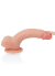Censan 8.5 İnç Dual layered Platinum Silicone Cock Ten Dildo