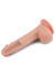 Censan 8.5 İnç Dual layered Platinum Silicone Cock Ten Dildo