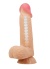 Censan Lisle 8.1 İnç Kıkırdak Yapılı Gerçek Deri Yapılı Dildo