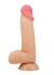 Censan Lisle 8.1 İnç Kıkırdak Yapılı Gerçek Deri Yapılı Dildo