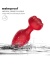 Censan Telefon Kontrollü Full Covered Rubber Rose Anal Plug – Siyah