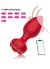 Censan Telefon Kontrollü Full Covered Rubber Rose Anal Plug – Siyah