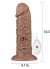 Censan 10.5 Realistic Chubby Vibrating Dildo