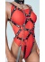 Deri Maske Tasma Bacak Bandı Ve Full Body Harness