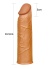 Censan Add 1 Pleasure X Tender Penis Sleeve Brown