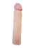 Gerçekçi Penis Kılıfı Et Dokusunda 19 cm
